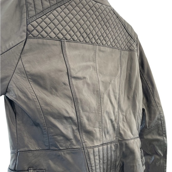 Andrew Marc New York Lamb Leather Jacket size L - Picture 15 of 15